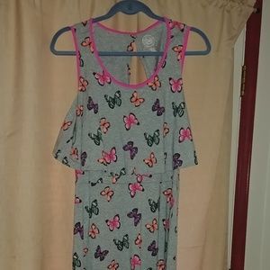 Cute long sleeveless butterfly. 18 1/2 dress from